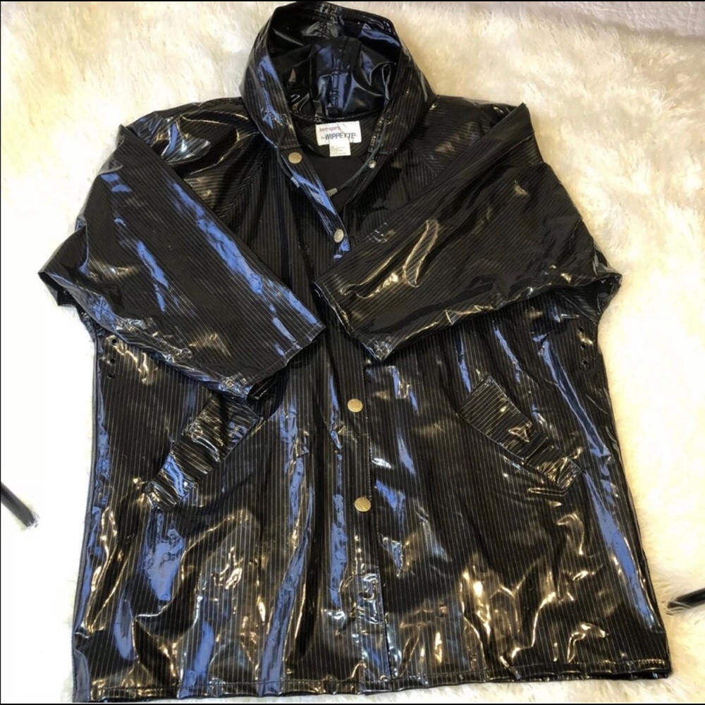 KENN SPORN for WIPPETTE Vinyl Coat VTG Rain Coat